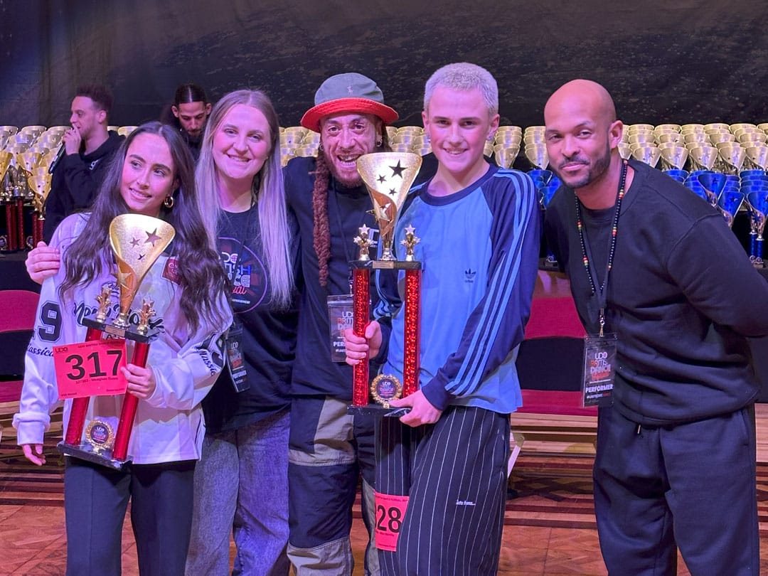 A photo of happy people who joined our dance studio.